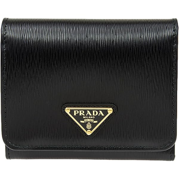 Amazon.com: Prada Women's Large Black Nylon and Leather Zip-Around